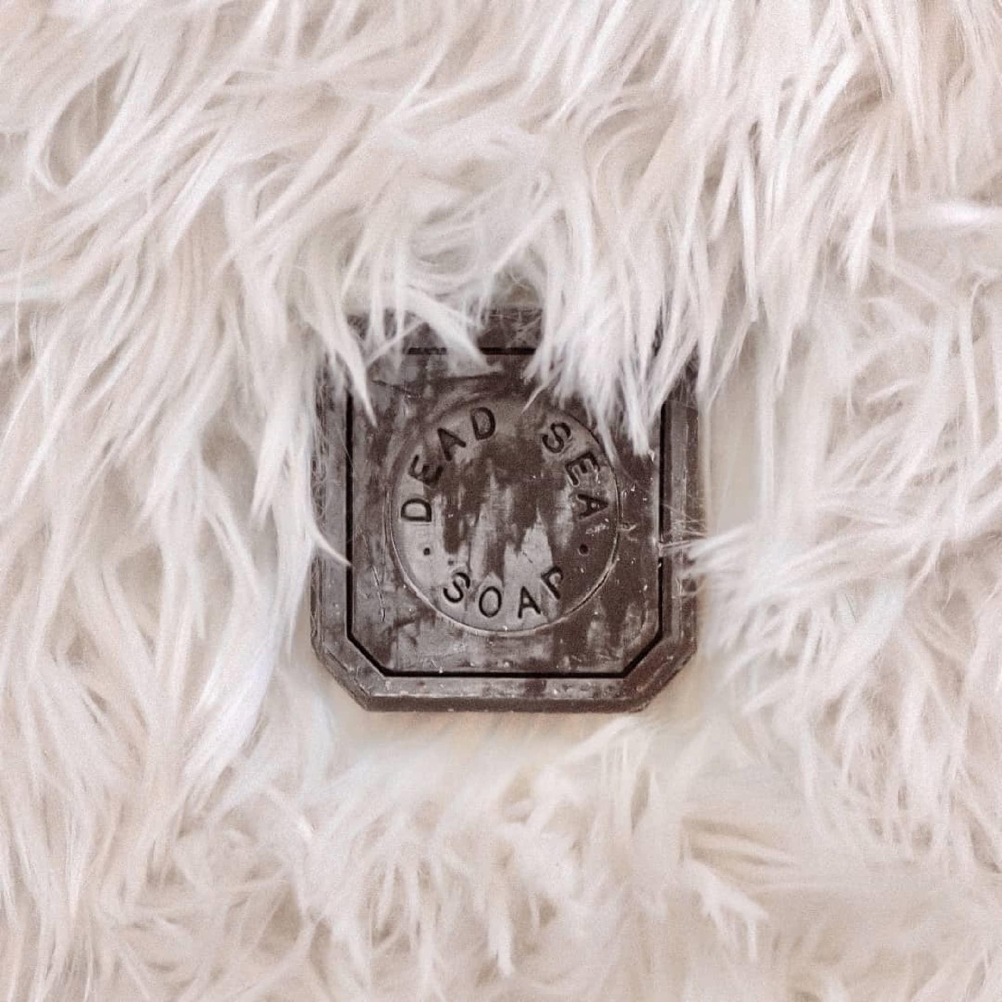 Generic 2 Pcs Dead Sea Black Mud Soap bar 100 gr Deep Cleansing Natural With Minerals