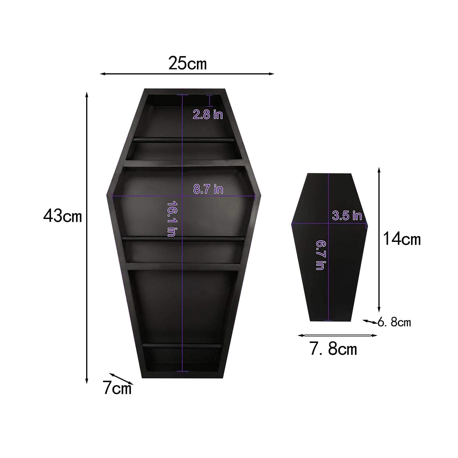 XWXLIJV XWXLIJV Wall Mounted Cosmetic Storage Rack Cosmetic Display Case with 2 Makeup Brush Storage Box Black Makeup Organizer for Bathroom