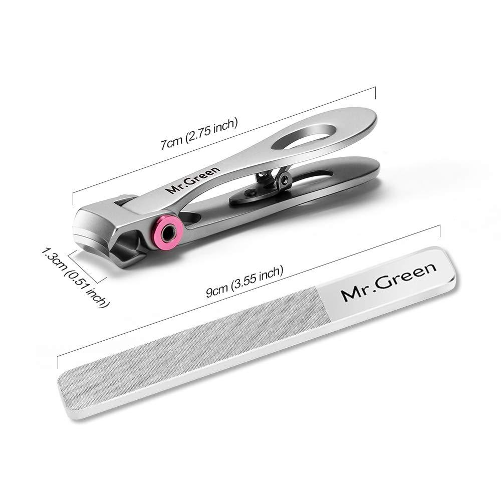 MR.GREEN MR.GREEN Nail Clipper, Ultra Wide Jaw Opening Toenail Clippers for Thick Nails Heavy Duty Stainless Steel Fingernail Clippers for Seniors