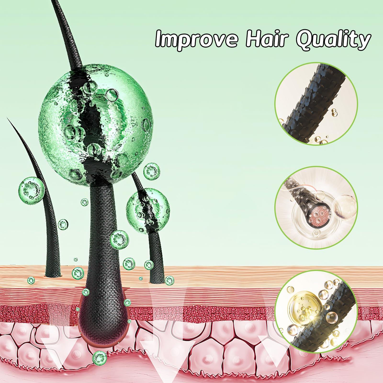 YOUSHEME Ginger Plant Extract Anti-Hair Loss Shampoo, for Women Men Hair Strengthening & Nourishing (2box*20pcs)