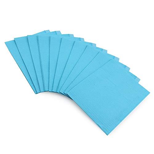 Autdor BoChang Dental Bibs 125 Pcs Lap Cloths Disposable Waterproof Tattoo Bibs Tattoo Table Covers Clean Pad/Patient Bibs