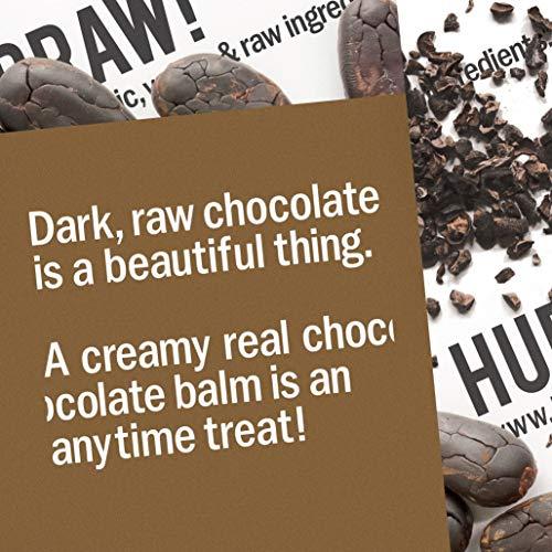 HURRAW! Hurraw! Chocolate Lip Balm: Organic, Certified Vegan, Cruelty and Gluten Free. Non-GMO, 100% Natural Ingredients. Bee, Shea, Soy and Palm Free. Made in USA