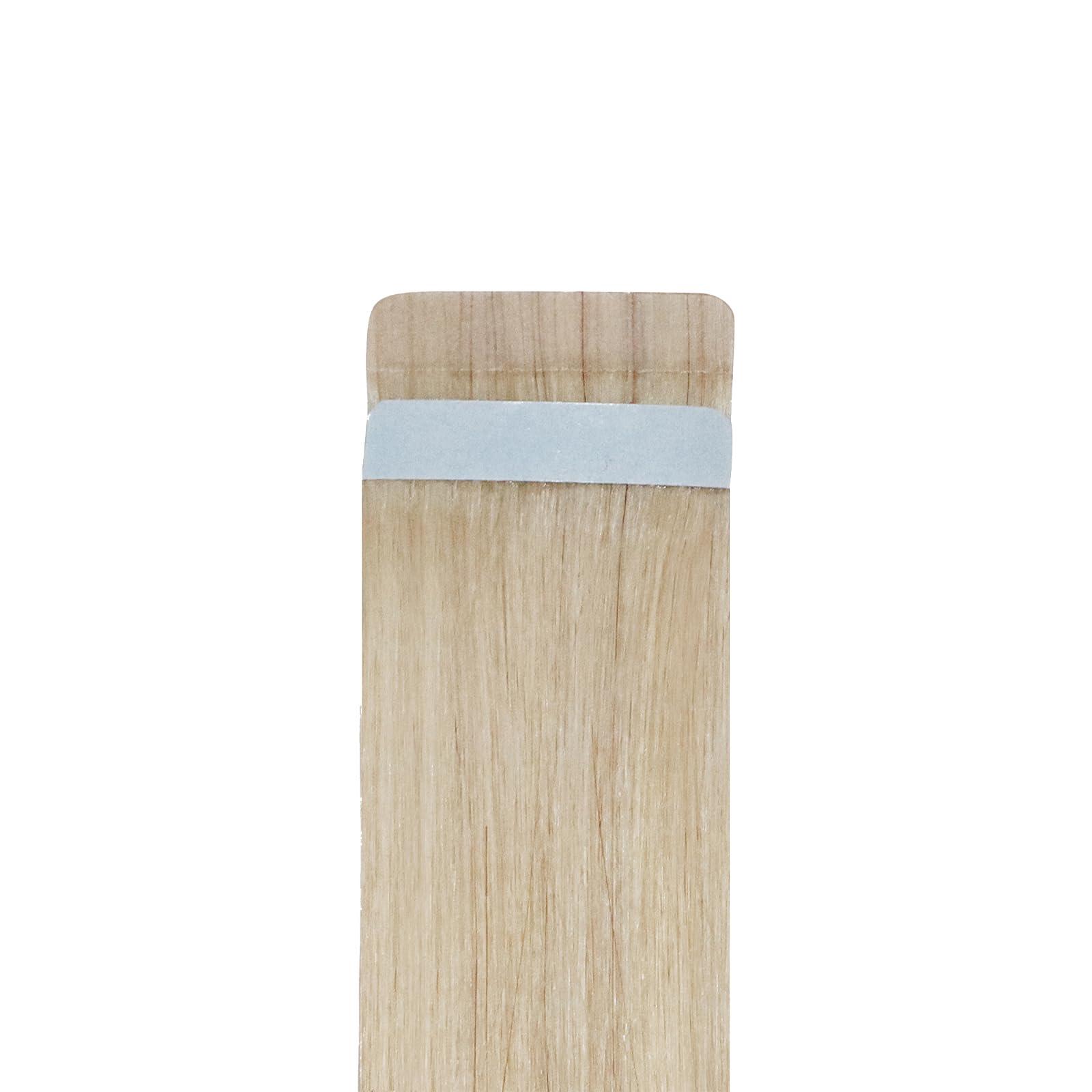 Zala Zala Tape-In Human Remy Hair Extensions - Natural, Silky & Straight Discreet Tape in Extensions - Blend Easy into Natural Hair - 20 Piece Bundle, in Beachy Blonde (62g / 24 inch)