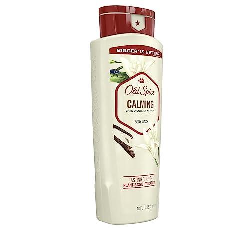 Old Spice Old Spice Men\'s Body Wash Calming with Vanilla Notes, 18oz