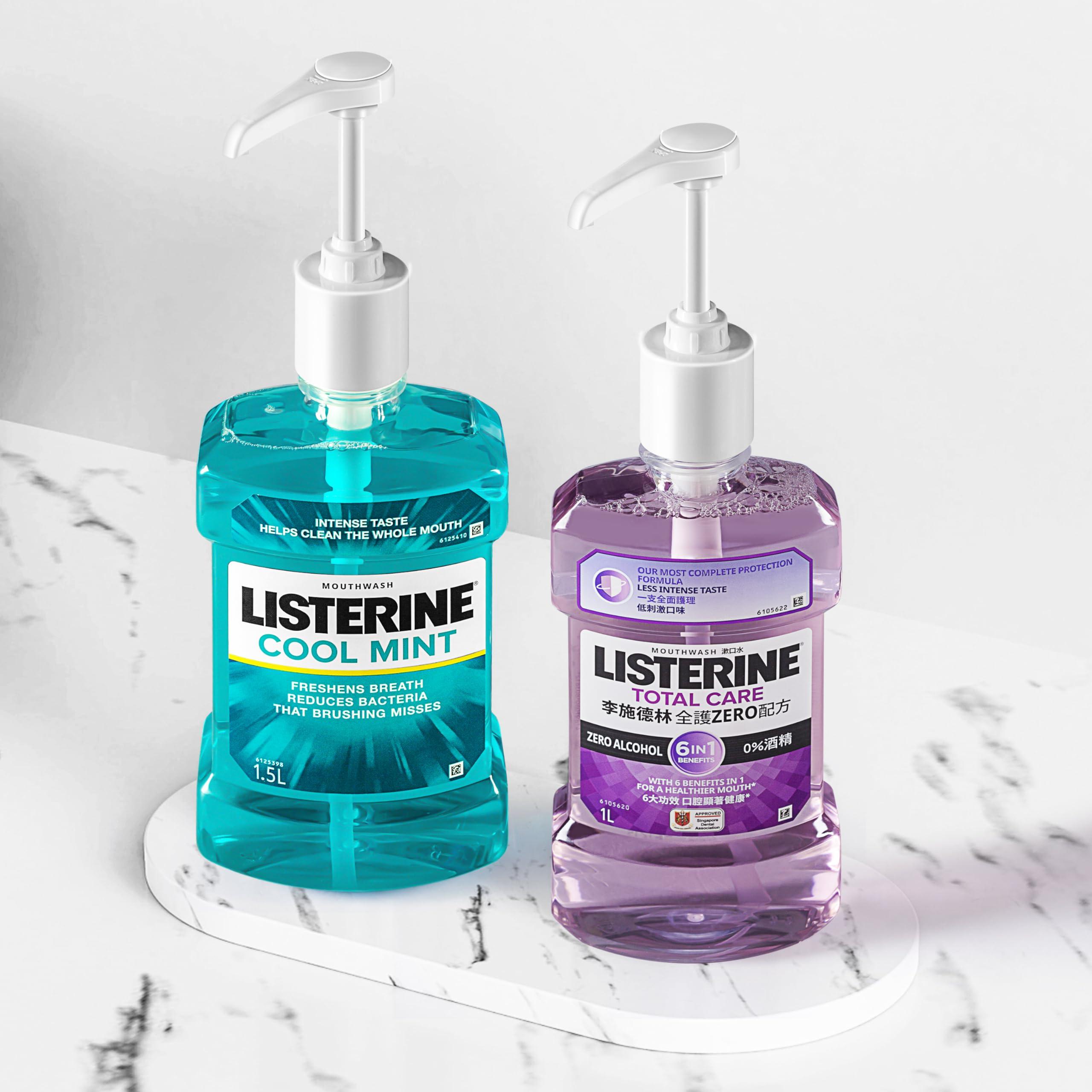 shopperals Pump Dispenser, Made to Fit Listerine 1.5 or 1 Liter Bottles [Package Includes 1 Pump]