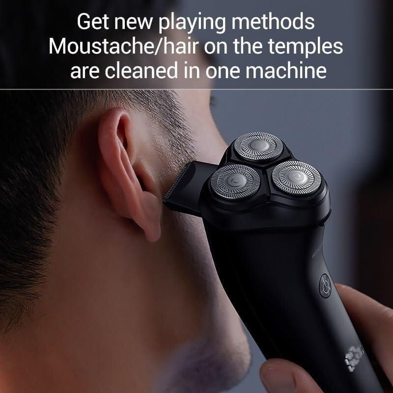 WEedsy WEedsy Electric Shavers for Men, Rechargeable IPX7 Waterproof Electric Shaver Men's Rotary Shavers Electric Shaving Razors with LED Smart Screen