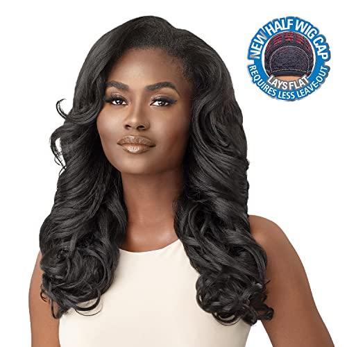Outre Outre Synthetic Quick Weave Half Wig - NEESHA H304 (Color:DR4/GDNHNBL)