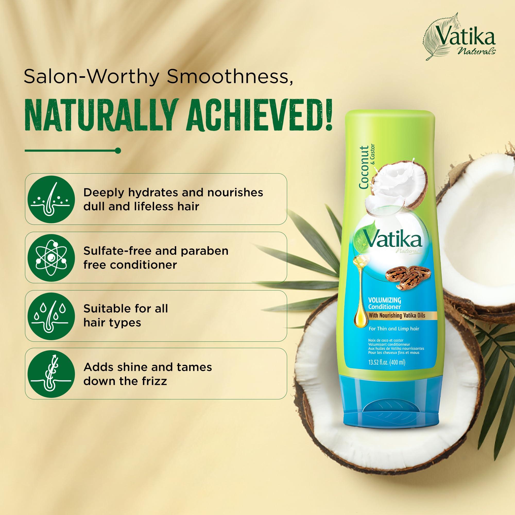 Vatika Naturals Dabur Vatika Naturals Shampoo and Conditioner Set (Coconut)