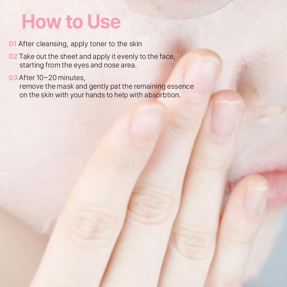 Ariul Ariul Sheet mask New Seven Days Daily Care Essential Mask 10 Pack (Lotus N) Vitality, Energy | Korean SkinCare Facial Moisturizing