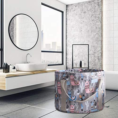 DETTELIN DETTELIN High Capacity Collapsible Foot Bath Basin,Portable Multi-use Foot Bath Tubs for Foot Spa Soaking Feet, Foot Bath Bag Travel Outdoor Camping(21L Grey Navy Blue)