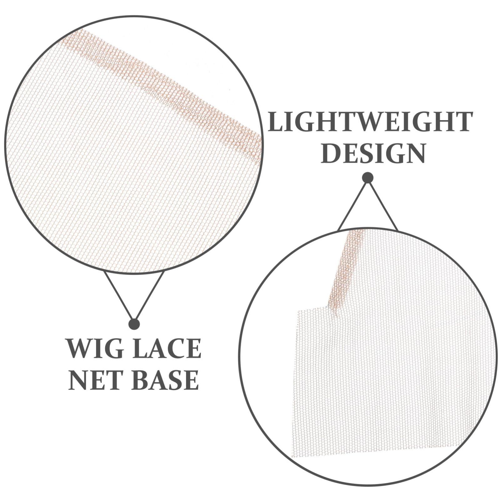 Beatifufu Beatifufu Hair Net Wig Making Supplies 4pcs Lace Net Wig Closures Breathable Longevity for Artists and Diy Enthusiasts Hair Nets for Buns