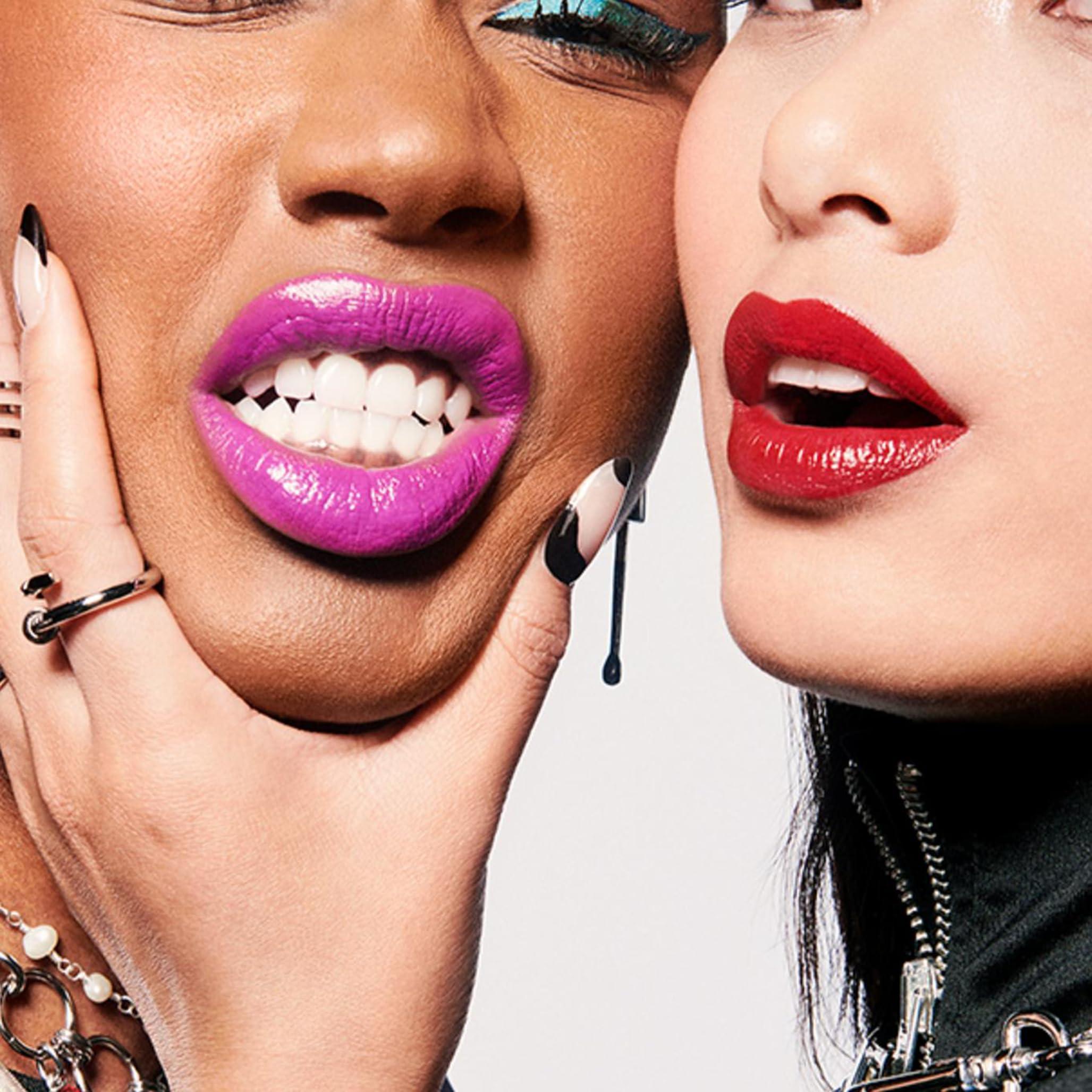 URBAN DECAY Urban Decay Vice Lip Bond Glossy Longwear Liquid Lipstick (No Restraints - Fuchsia Purple), Transfer-proof, Smudge-proof, Up to 16HR Wear, Vegan, Cruelty-free - 0.14 fl oz