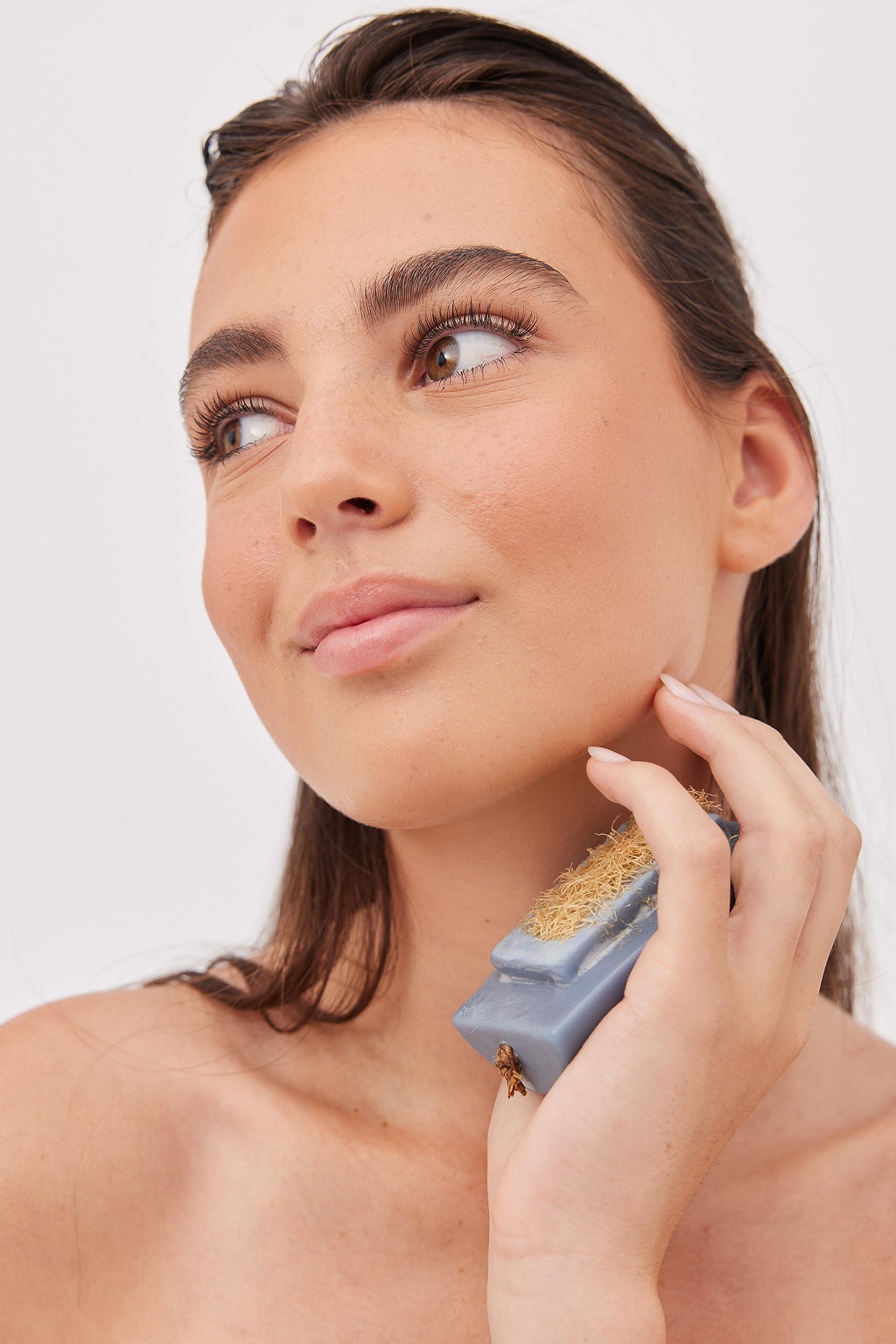 Envy U Skincare Envy U Extra Strength Cystic Acne Soap Bar - Helps with Severe Acne, Blocked Pores, Redness, and Inflammation - Natural Organic Soap on a Rope with Coconut and Sulphur - Face and Body Wash