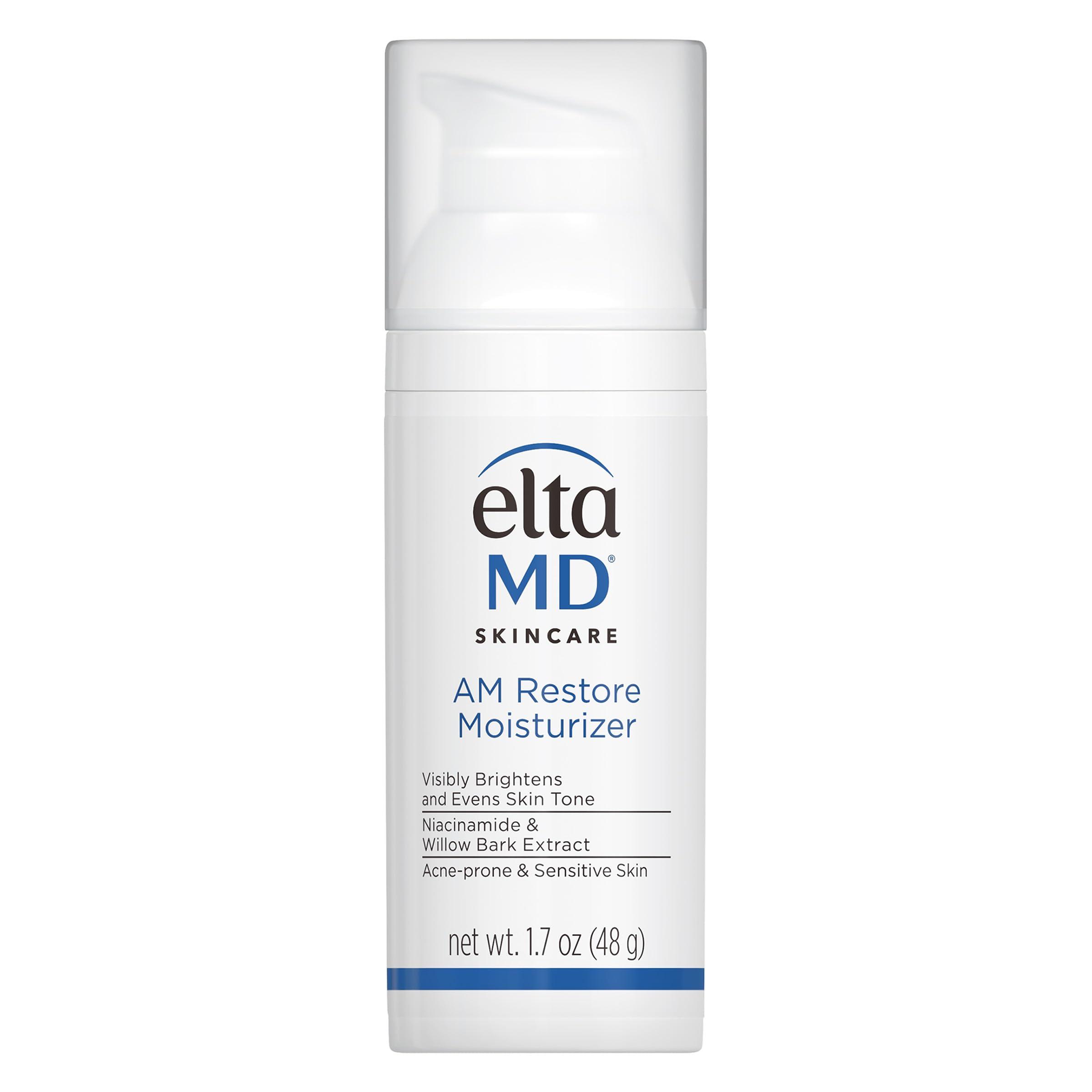 EltaMD EltaMD AM Restore Face Moisturizer for Women and Men, Light Moisturizer Face Cream, Made with Niacinamide and Hyaluronic Acid, 1.7 oz Pump