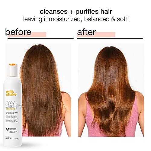 milk_shake milk_shake Deep Cleansing Shampoo - SLES Free Deep Cleaning Shampoo to Remove Buildup, 10.1 fl. oz.