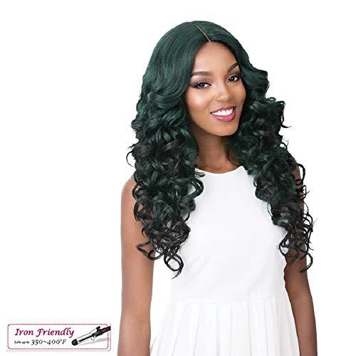 It's a Wig It's A Wig! Synthetic Swiss Lace Front Wig - Houston (1B OFF BLACK)