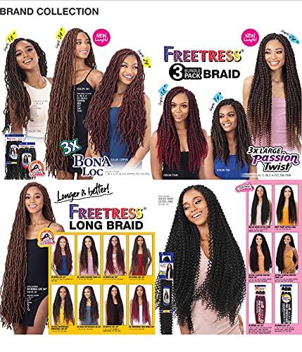 Fisher-Price FreeTress Crochet Braids 3X Large Passion Twist 24" (1-pack, T27)