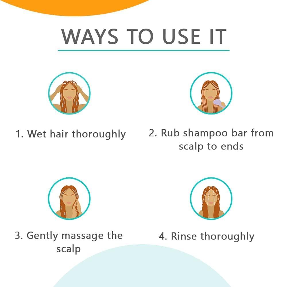 RUP RUP Earth Rhythm Murumuru Butter Shampoo Bar for Curly & Wavy Hair, 100% Biodegradable, Plastic-Free Packaging - 80 GM (Cardboard)