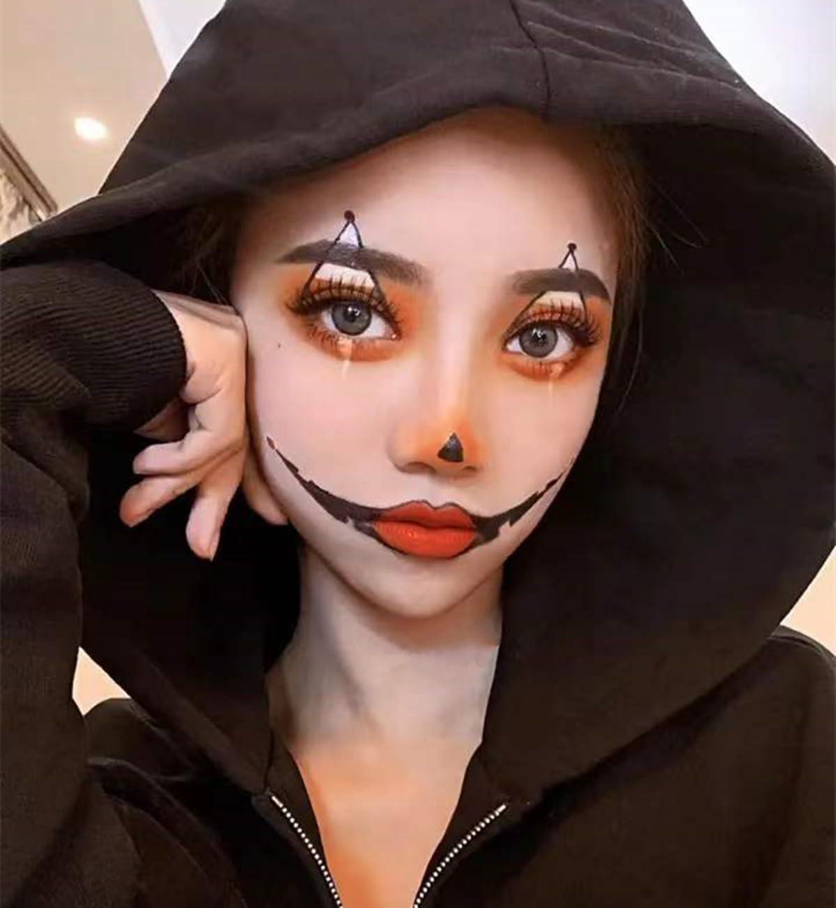 Go Ho Go Ho Pastel Orange Body Paint Washable(2.37 oz,70 ml),Water Based Cream Pastel Orange Face Body Paint for SFX Cosplay Costumes Festivals Halloween Makeup