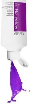 Fanola Fanola No Yellow Purple Shampoo - Color Depositing Toner for Blonde, Silver & Gray Hair - Removes Yellow Tones & Brassiness from Bleached & Highlighted Hair (11.83 Fl oz)