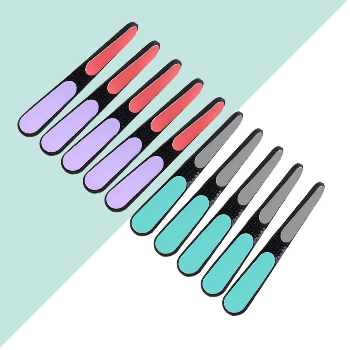 Beaupretty Beaupretty 10pcs fingernail Salon Tools fingernail Polish File Toe Nail Buffer Nail File Tools Manicure Polish Tools Toe Nail File Professional Nail File Nail Files Cosmetic Portable