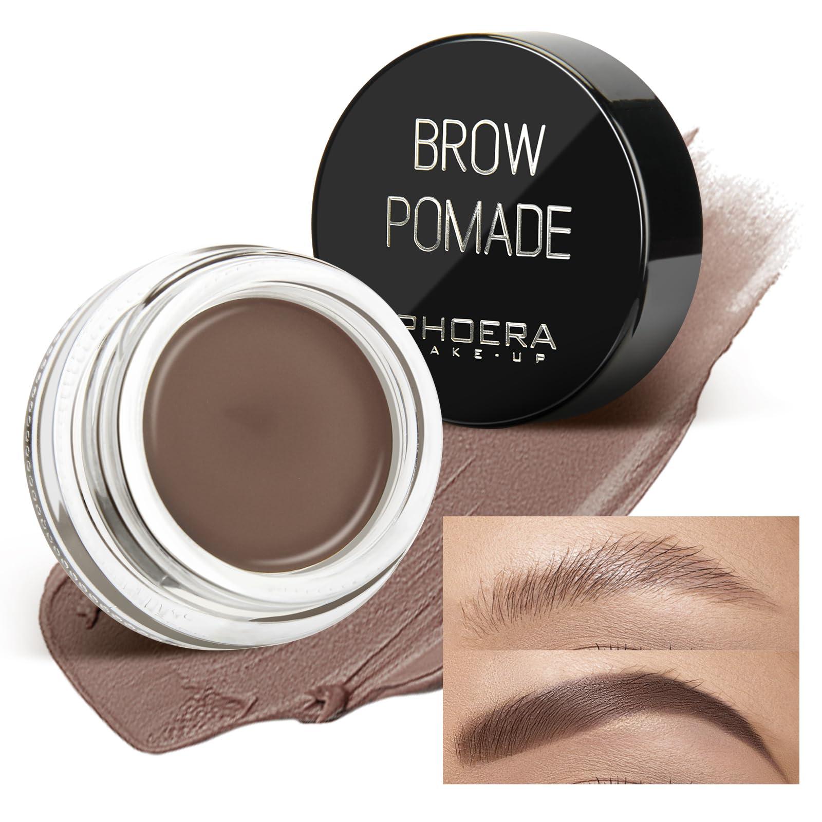 Anglicolor Eyebrow Pomade,Gel Professional Makeup Eyebrow Color,Matte Waterproof Brow Pomade For Long-Lasting Results,Vegan, Cruelty-Free Eyebrow Color that Fills and Shapes Brows(4#Auburn)
