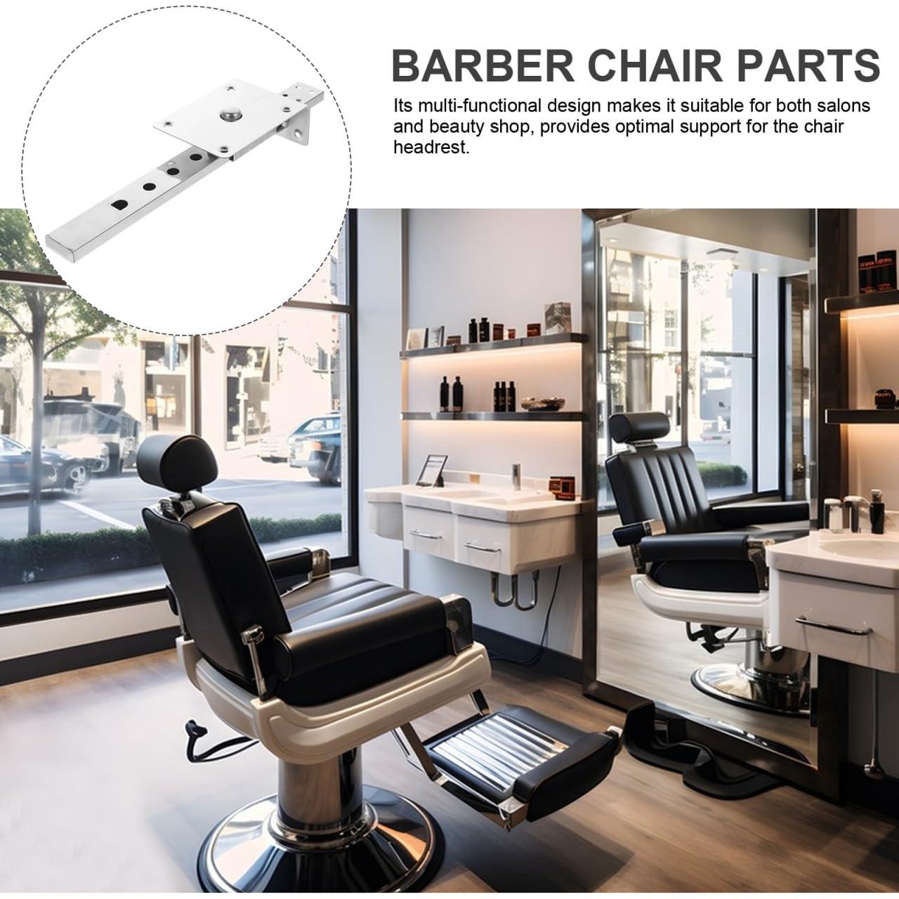 Beavorty Beavorty Barber Chair Parts Replacement Salon Chair Headrest Bracket Replacement Lift Barber Chair Attachment Beauty Chair Accessories Hairdressing Chair Part Hair Salon Equipment