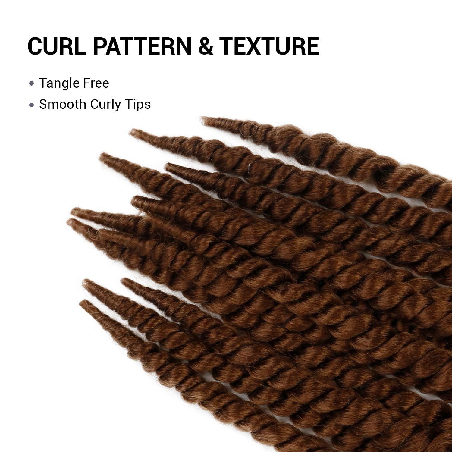 AU-THEN-TIC 24 Inch 2 Packs AU-THEN-TIC Double Jumbo Senegalese Twist Crochet Braid Hair Havana Twist Crochet Hair Havana Mambo Twist Crochet Braids Hair Extensions (24 Inch (Pack of 2), 30)