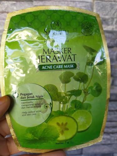Sariayu Sariayu Masker Jerawat Acne Care Mask Sachet, 7 gr (Pack of 10)