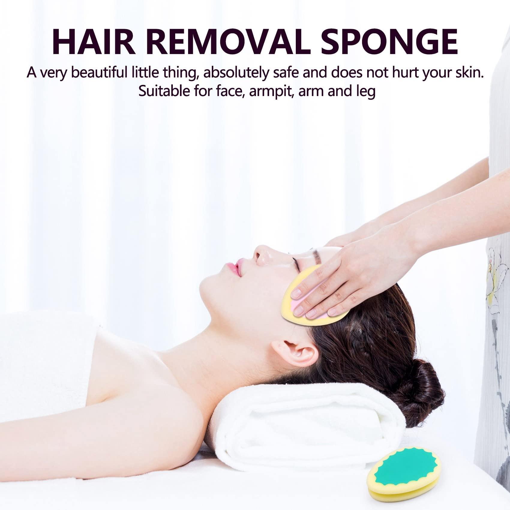 Nuhikap Nuhikap 2X Popular Magic Painless Hair Removal Depilation Sponge Pad for Remove Leg Arm Body Hair Removal Tool Epilator