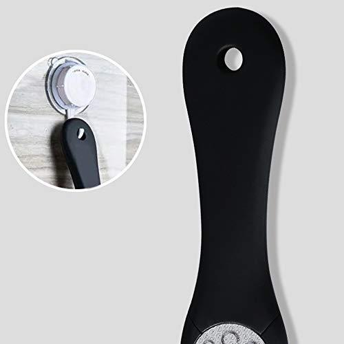 AnHua AnHua 1Pcs Double Sides Foot Rasp Heel File Hard Head Skin Callus Remover Stainless Steel instruments for Pedicure Feet Care Tool (Black)