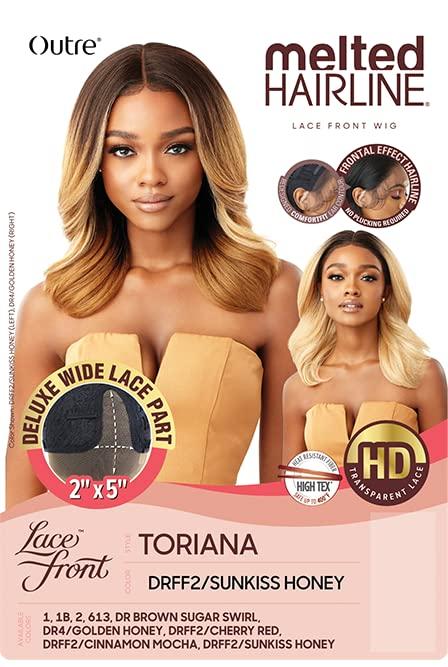 Outre Outre Melted Hairline Lace Front Wig Deluxe Wide Lace Part HD Transparent TORIANA (613)