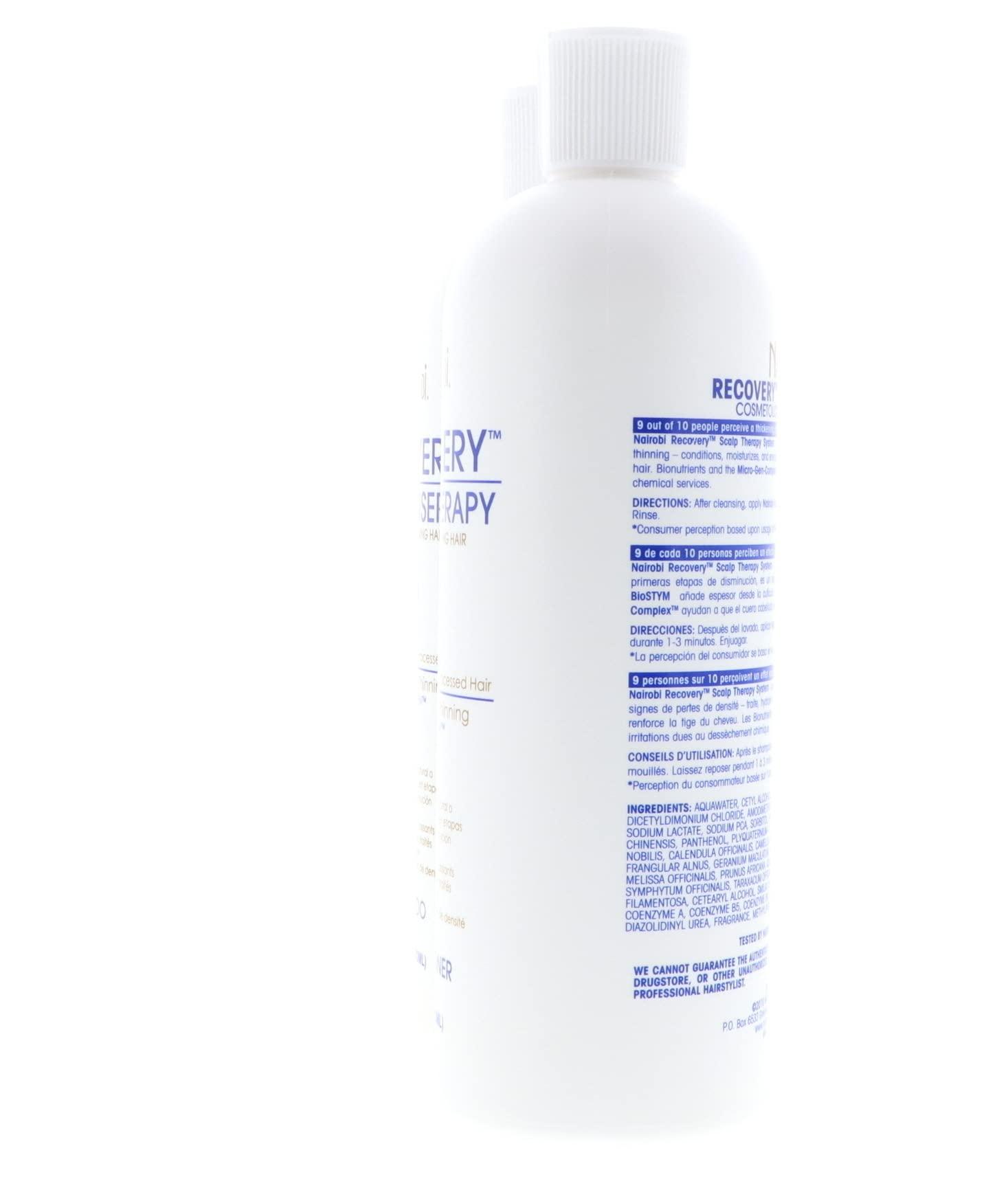 Nairobi Nairobi Recovery Cleanser Shampoo + Scalp Therapy Conditioner "SET" 16oz.Each