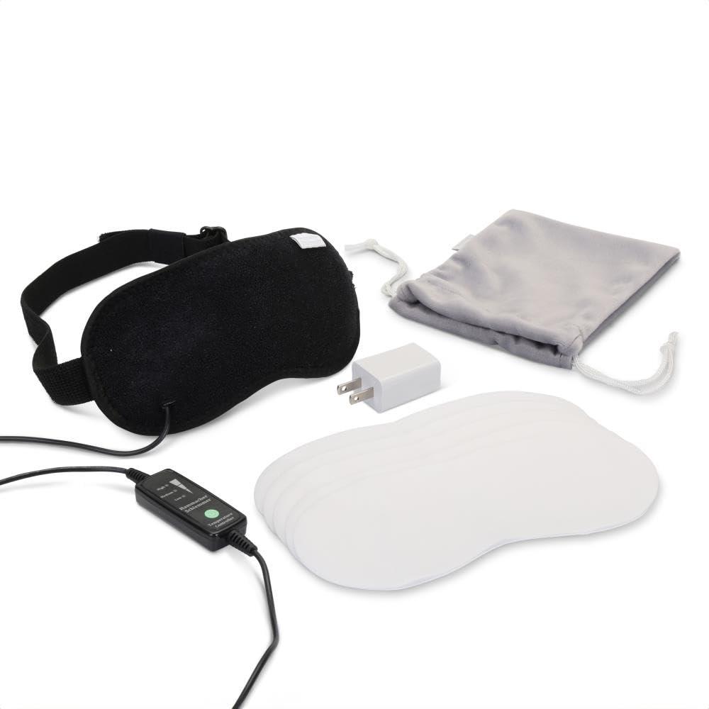 Hammacher Schlemmer Hammacher Schlemmer Heated Best Ideal Temperature Dry Eye Mask - Dry Eye Relief, Flexible Form, Adjustable, 3 Heat Settings, 15-Min Auto Shutoff, Comfortable