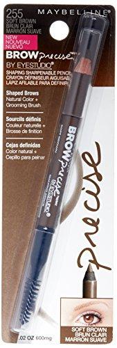 Maybelline New York Maybelline New York Brow Precise Shaping Eyebrow Pencil, Soft Brown, 0.02 oz.
