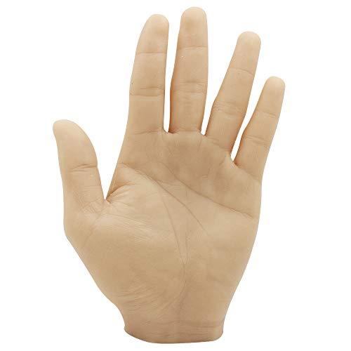 Yuelong Tattoo Practice Fake Hand - Yuelong Silicone Left Palm Tattoo Practice Hand Fake Skin Tattoo Hand Practice Skin Dummy Fake Tattoo Skin for Tattoo Artists and Beginners Tattoo Supplies (Left)