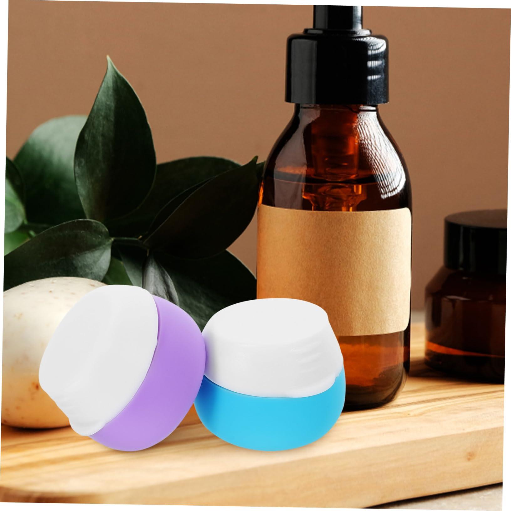 Baluue Baluue 2pcs Sugar Scrub Containers Beauty Product Jar Small Containers with Lids Small Jar with Lid Travel Bottles for Cream Travel Cosmetics Jar Mini Containers with Lids