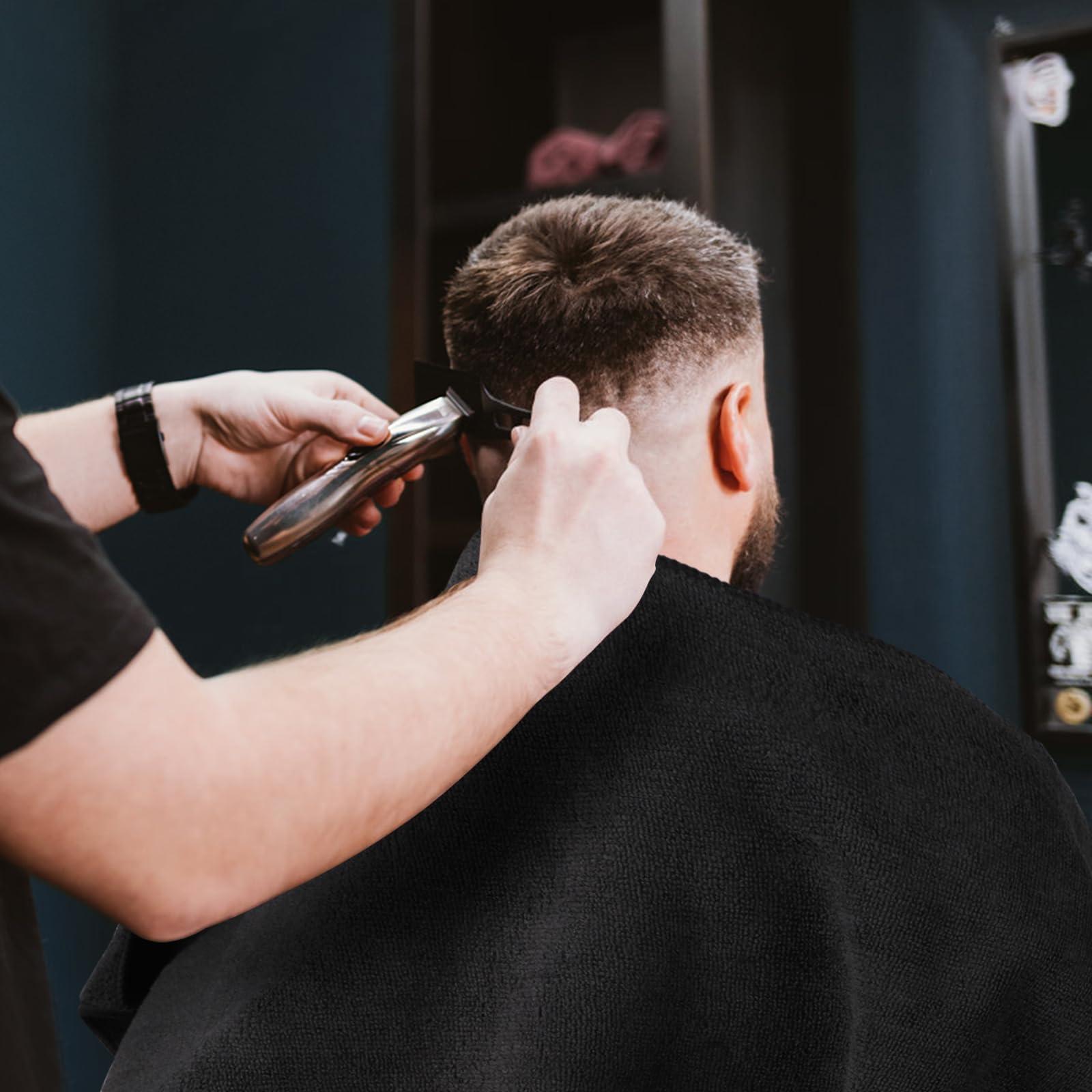 UNIMADE UNIMADE Salon Towels 48 Pack, Microfiber Barber Towel Bulk,(16x29 inches) Fast Drying Hair Towels Super Soft Black Hnad Towels for Gym, Salon, Bath, Spa Use and Home Hair Care(Not Bleach Proof)