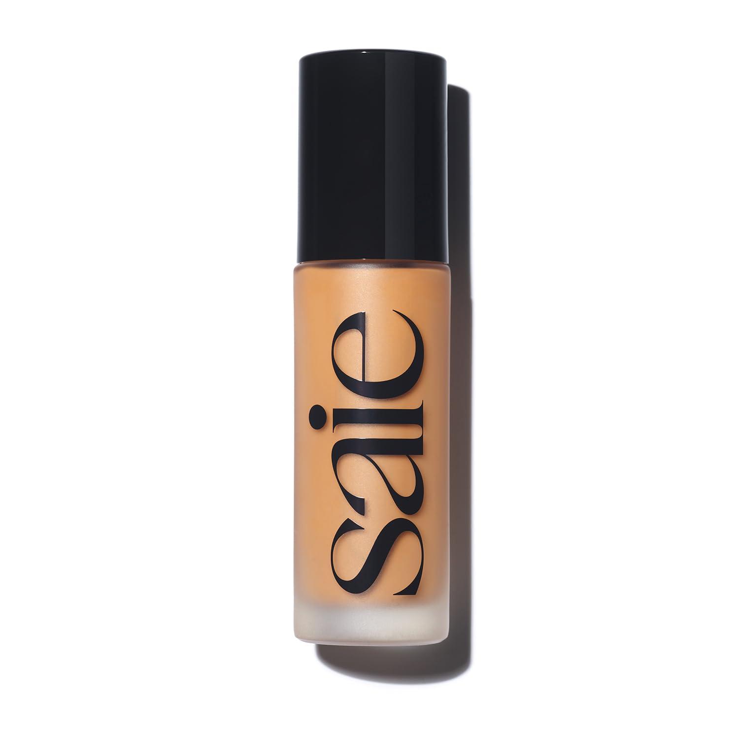 Saie Saie Glowy Super Skin Tint Liquid Foundation - Hydrating Serum Foundation with Lightweight, Medium Coverage - Formulated with Hyaluronic Acid to Hydrate, Brighten and Plump - Shade 22 (1.01 oz)