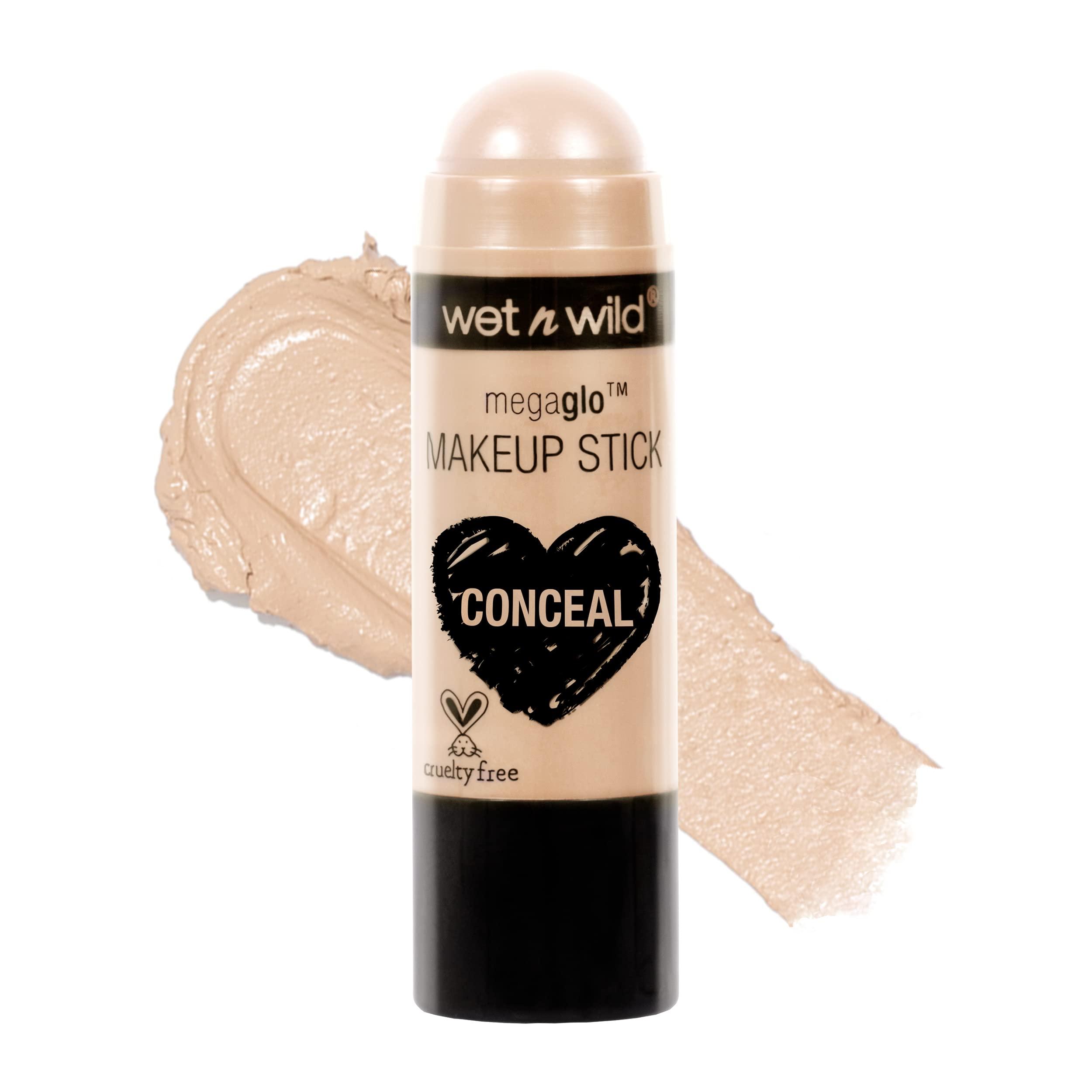 wet n wild Wet n Wild MegaGlo Makeup Stick Conceal and Contour Neutral Follow Your Bisque & Contour Stick, Nude For Thought & Makeup Stick Conceal and Contour Blush Pink Floral Majority