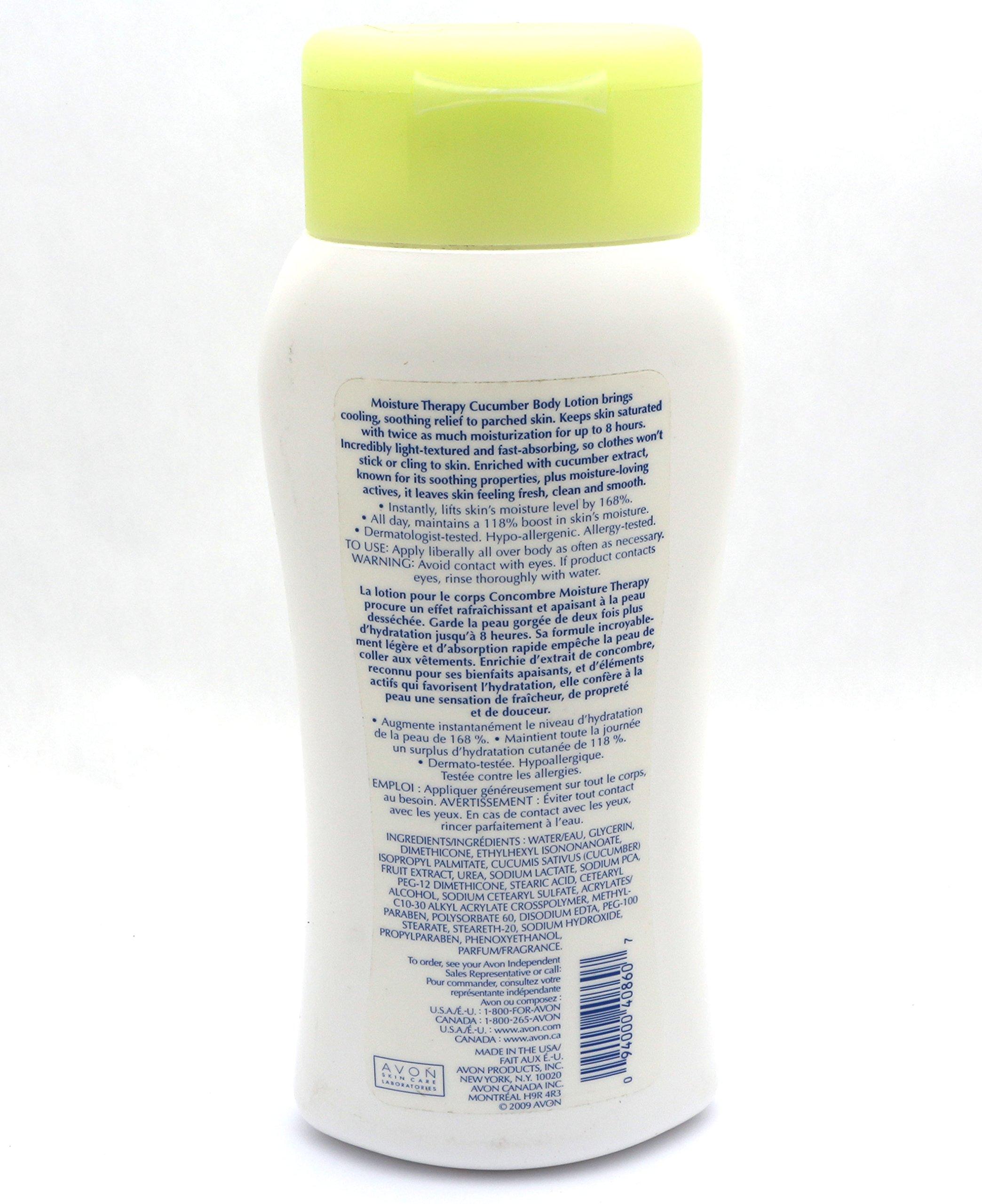 AVON Avon Moisture Therapy Body Lotion Dry Flaky Skin Cucumber