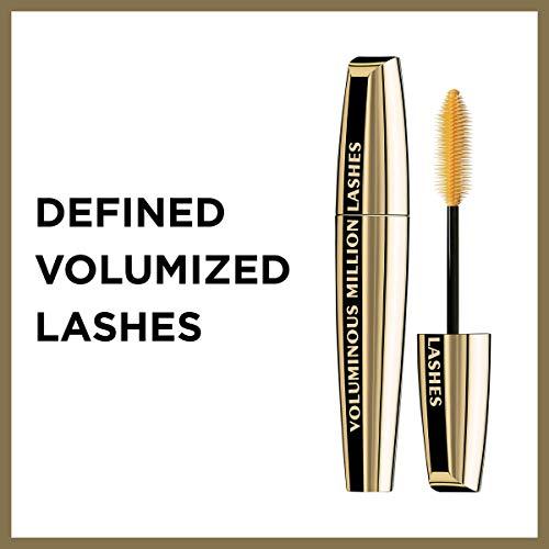 L'Oreal Paris L'Oreal Voluminous Million Lashes Mascara, Blackest Black [635], 0.3 oz ( Pack of 2)