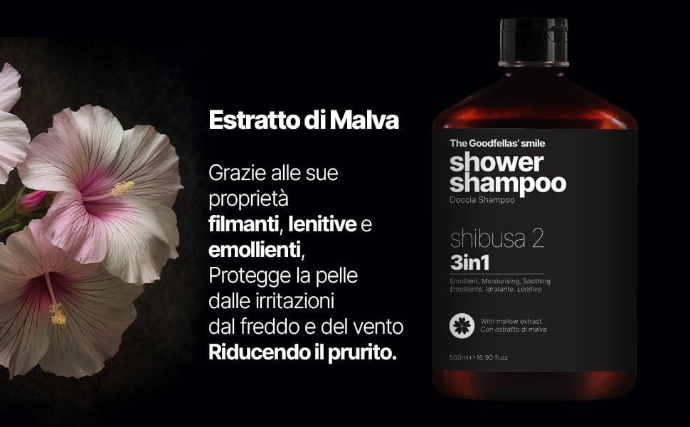 The Goodfellas\' smile The Goodfellas\' smile, Luxury 3 iin 1 Body Wash and Hair Shampoo for Men, 17 Fluid Oz. - Made in Italy (Shibusa 2)