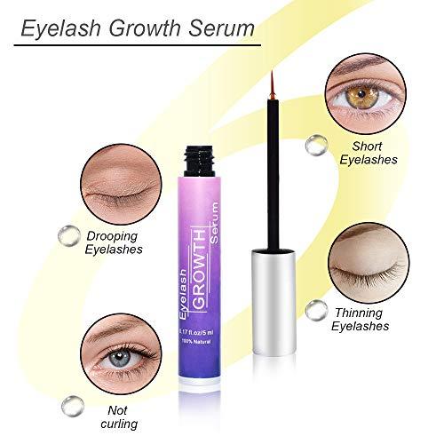 WQSDAPHEAG Eyelash Growth Serum to Grow LashesAdvanced Lash Serum Formula for Eyelash Growth and Thickness, Lash Growth Serum Enhancer (5ML)
