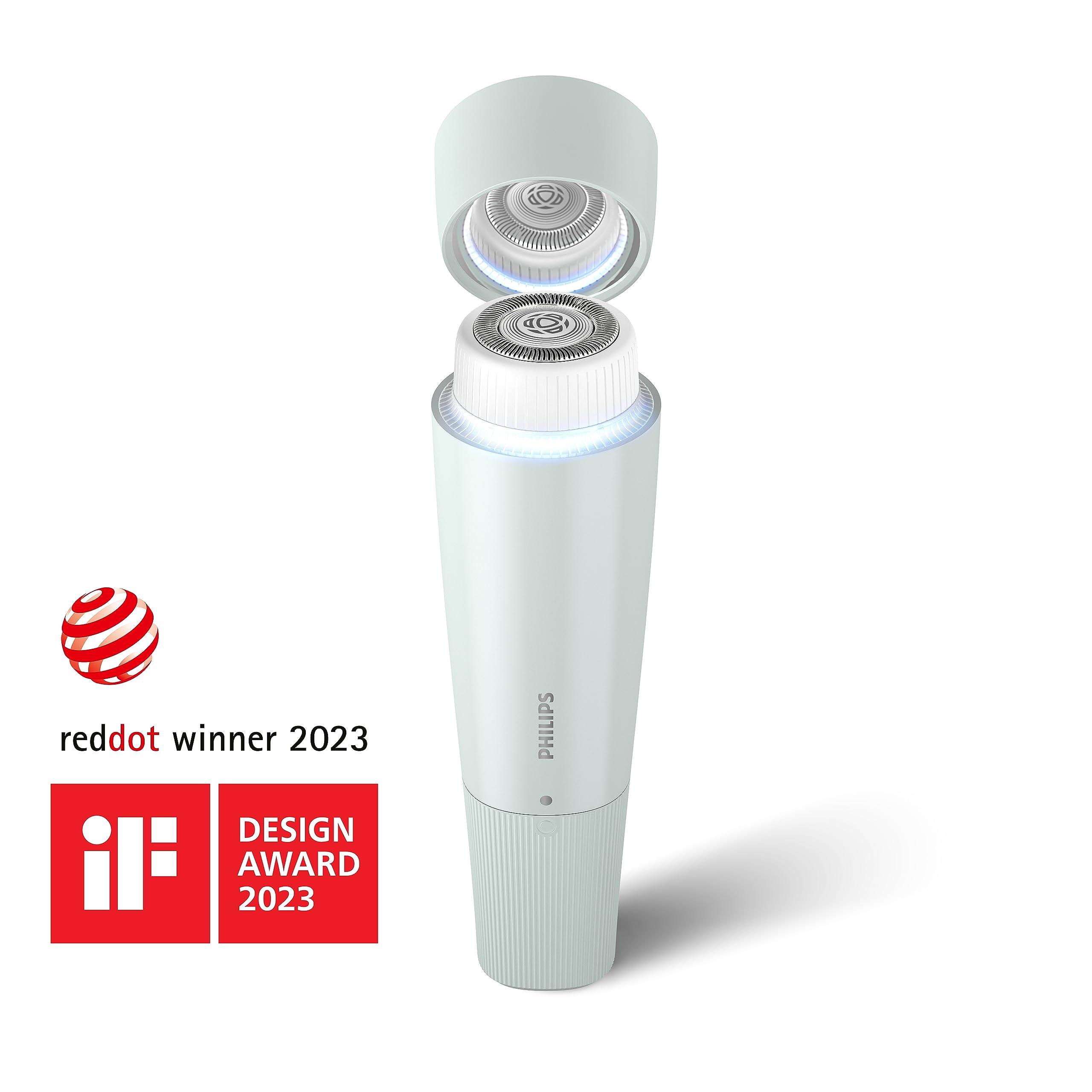 Philips Beauty Philips Beauty Series 5000 Electric Shaver and Personal Groomer for Women, Cordless & Compact, Hypoallergenic Head, Gentle & Quick Hair Removal Easy Touch Ups, Mint Green, BRR474/00