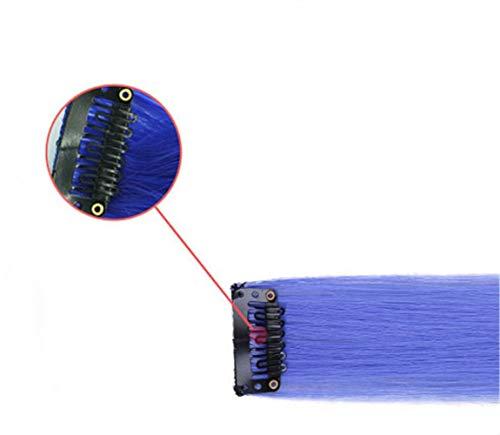 Aimeely Aimeely 6PCS Colorful 22" Long Straight Party Cosplay Hair Extensions Clip In Hairpieces for Women 2#