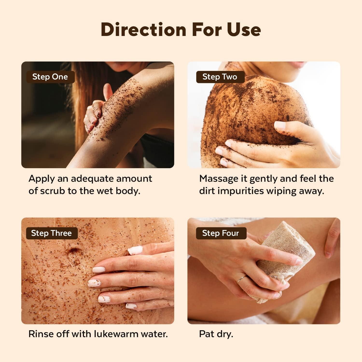 Generic Skincare Cocoa Sugar Exfoliating Body Scrub with Coffee and Cocoa Butter | D Tan Body Scrub for Men and Women | Coffee Body Scrub | De Tan Removal - 180gm