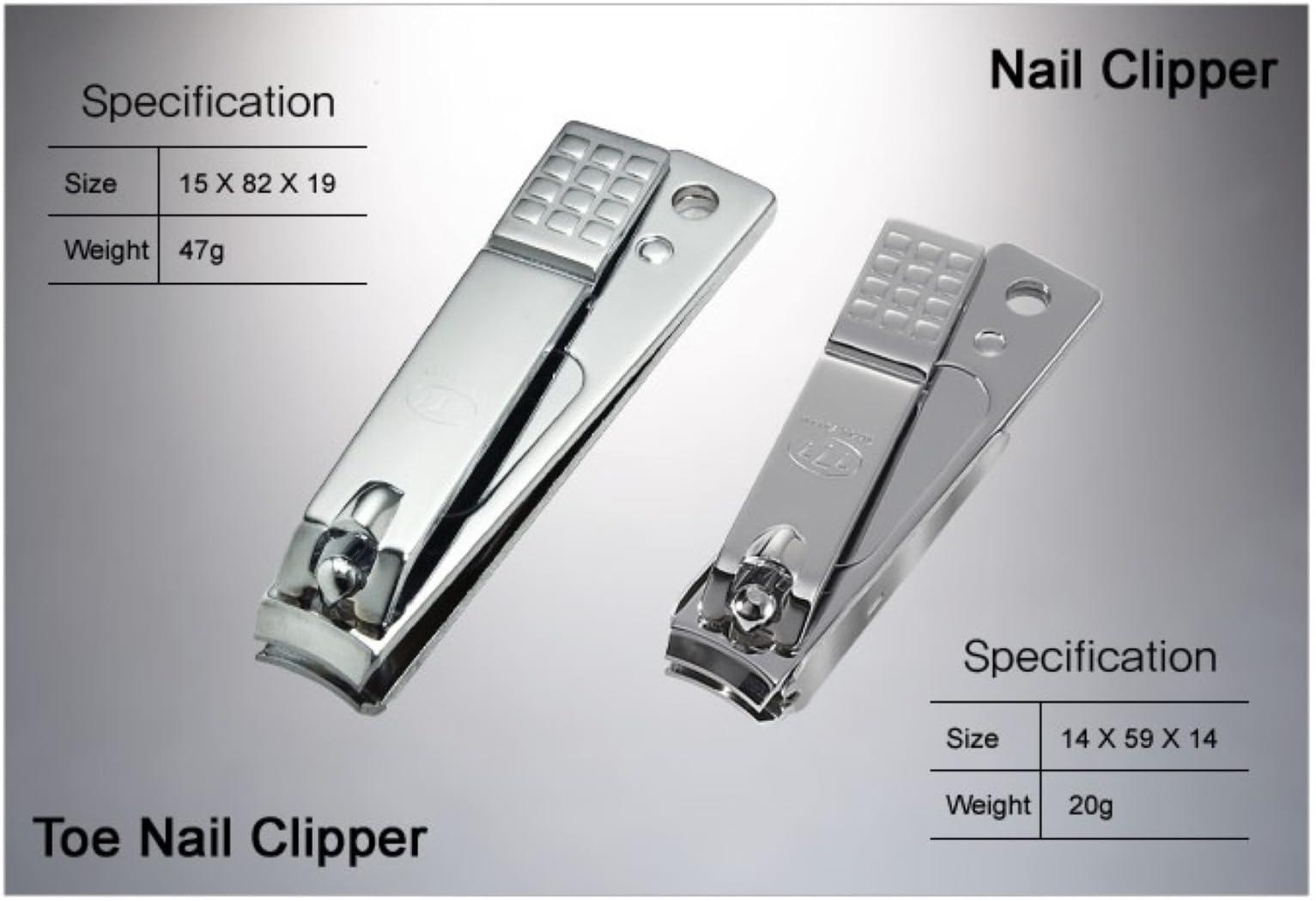 Three Seven (777) Korean Nail Clippers! World No. 1. Three Seven (777) Travel Manicure Grooming Kit Nail Clipper Set Made in Korea Since 1975 (11 PCs-A)