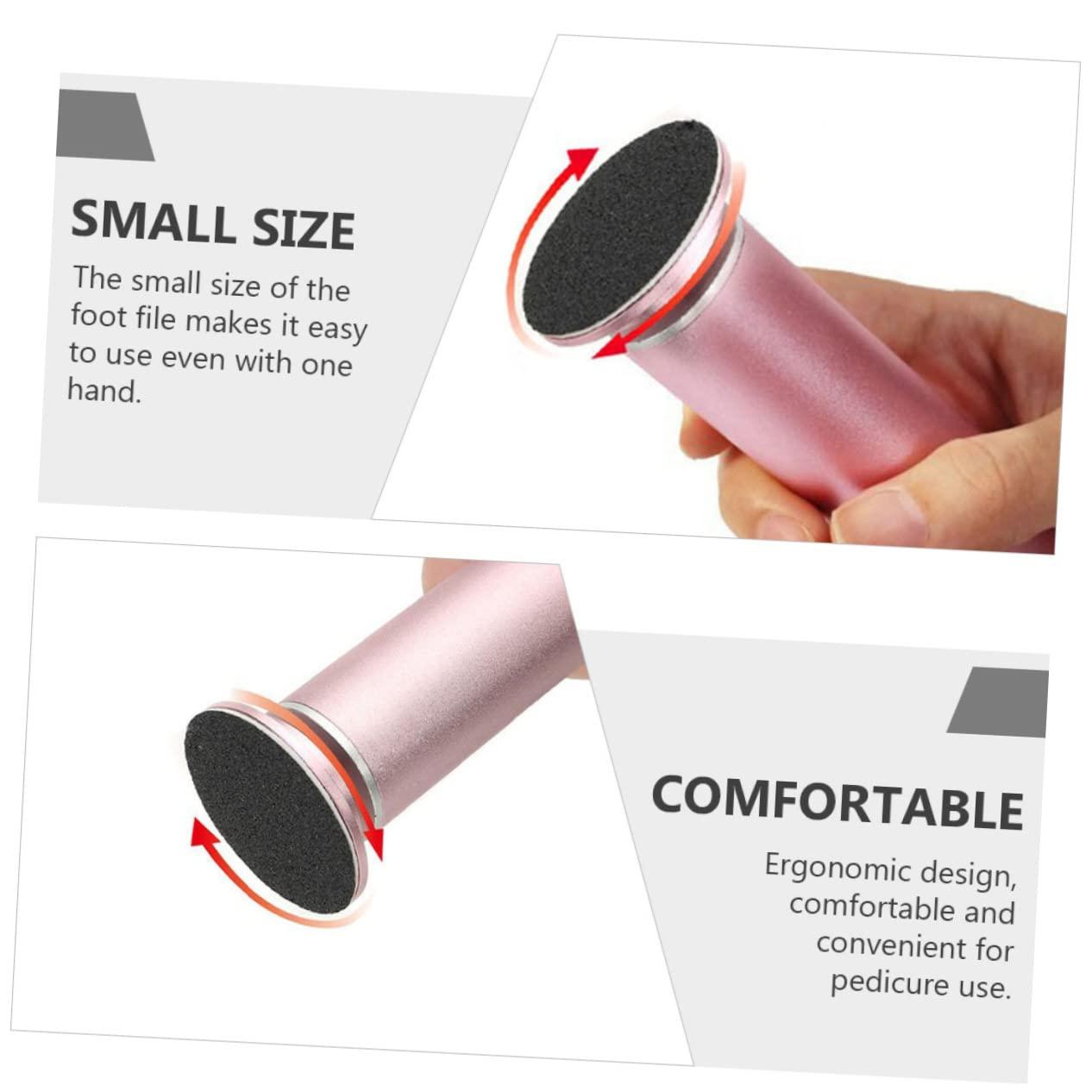 Healeved Healeved 120pcs Foot Grinding Disc Shoe Electric Foot File Refills Feet File Disc Nails Electric Feet Remover Foot Files for Feet Remover Gel Rattan Circle Mirror Nail Tools Black Corundum