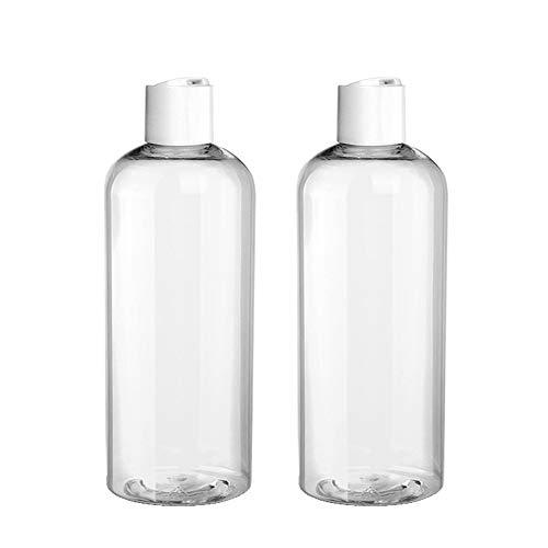 AllTopBargains AllTopBargains 12PC Empty Plastic Clear Bottles 100ml Dispensing Cap Spray Mist Travel Size TSA